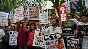 NEET Paper Leak and NTA Accountability Crisis - A delegation of Assam Gorkha Student Union led by Shri Prem Tamang calling on the Union Home Minister, Shri Rajnath Singh in New Delhi on May 03, 2015.
