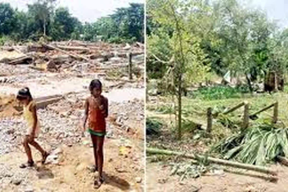 CWI India Unanswered Files visual on Assam evictions, displacement, and public accountability.