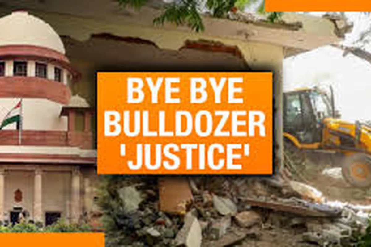 CWI India Unanswered Files visual on bulldozer justice, demolitions, and due process concerns.