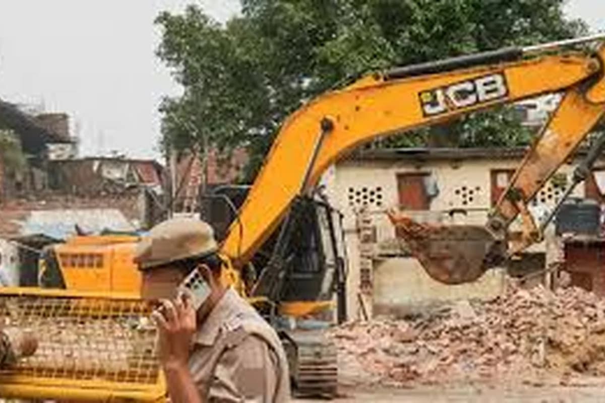 CWI India Unanswered Files visual on bulldozer justice, demolitions, and due process concerns.