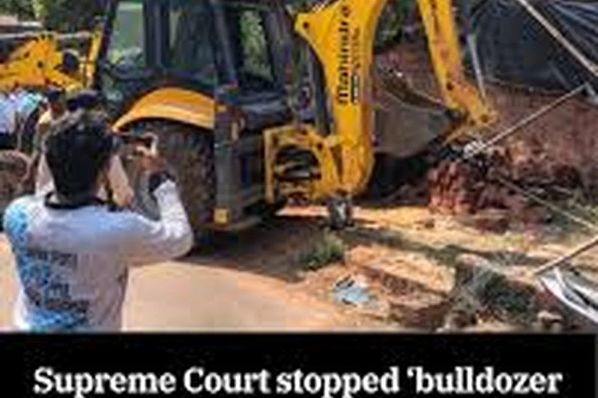 CWI India Unanswered Files visual on bulldozer justice, demolitions, and due process concerns.