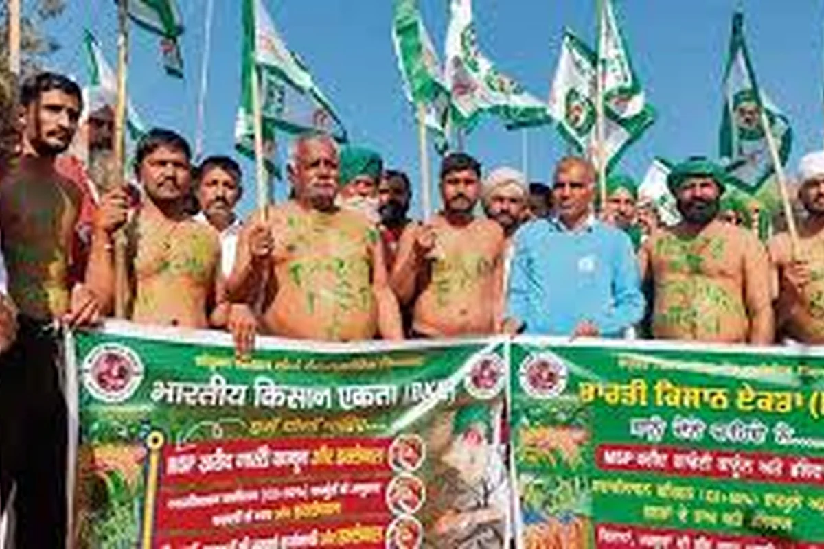 CWI India Unanswered Files visual on farmers MSP protest, policy demands, and public accountability.