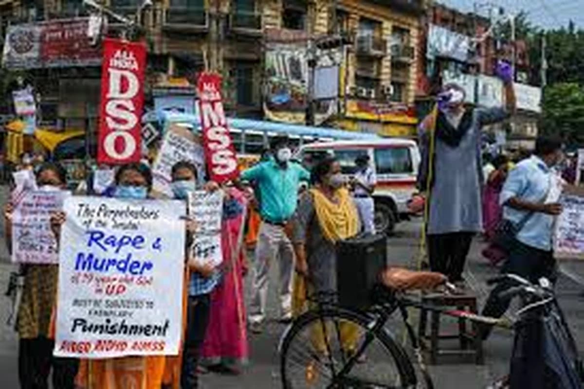 CWI India Unanswered Files visual on Hathras caste-gender justice, dignity, and accountability.