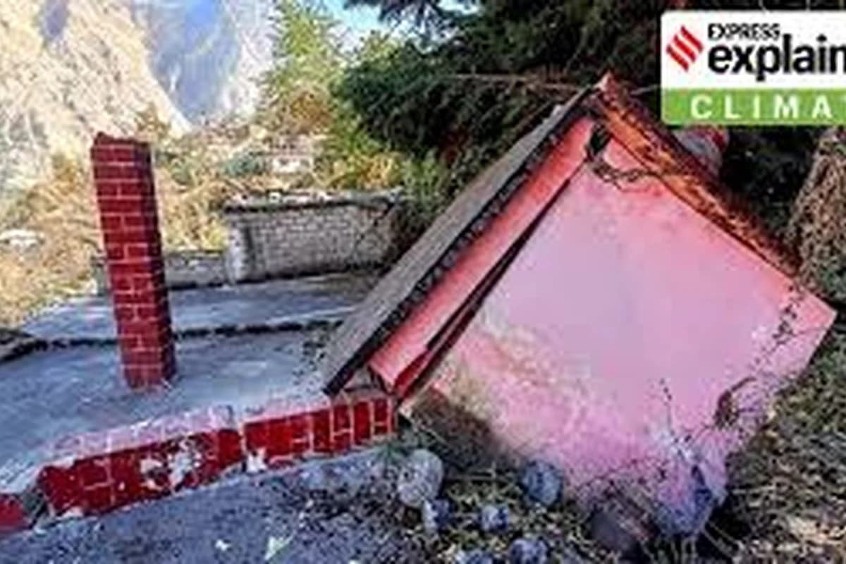 CWI India Unanswered Files visual on Joshimath land subsidence, cracked homes, Himalayan risk, and ignored warnings.